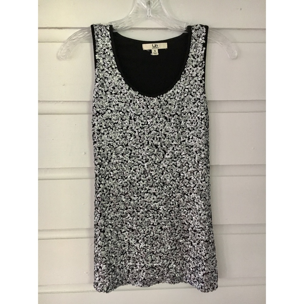 Silver Sequin Tank Top | YA